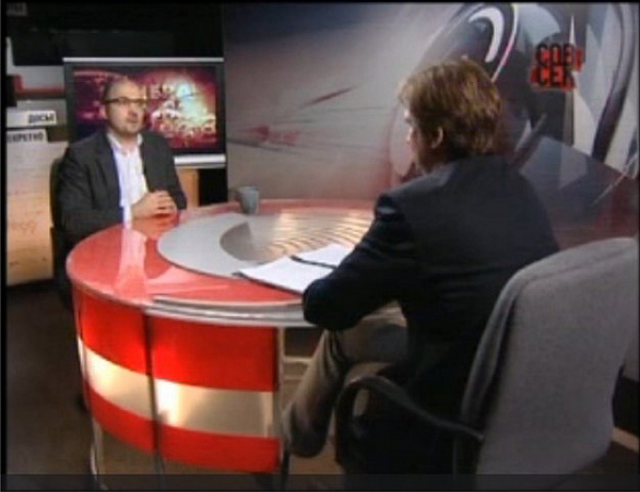 В передаче "Час Кучера" у Станислава Кучера на телеканале "Совершенно секретно", январь, 2011. В передаче "Час Кучера" у Станислава Кучера на телеканале "Совершенно секретно", январь, 2011.