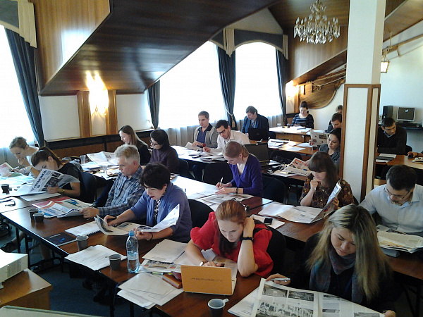 Двухдневный семинар для пресс-секретарей и сотрудников пресс-служб компании "Газпром Нефть" Двухдневный семинар для пресс-секретарей и сотрудников пресс-служб компании "Газпром Нефть"